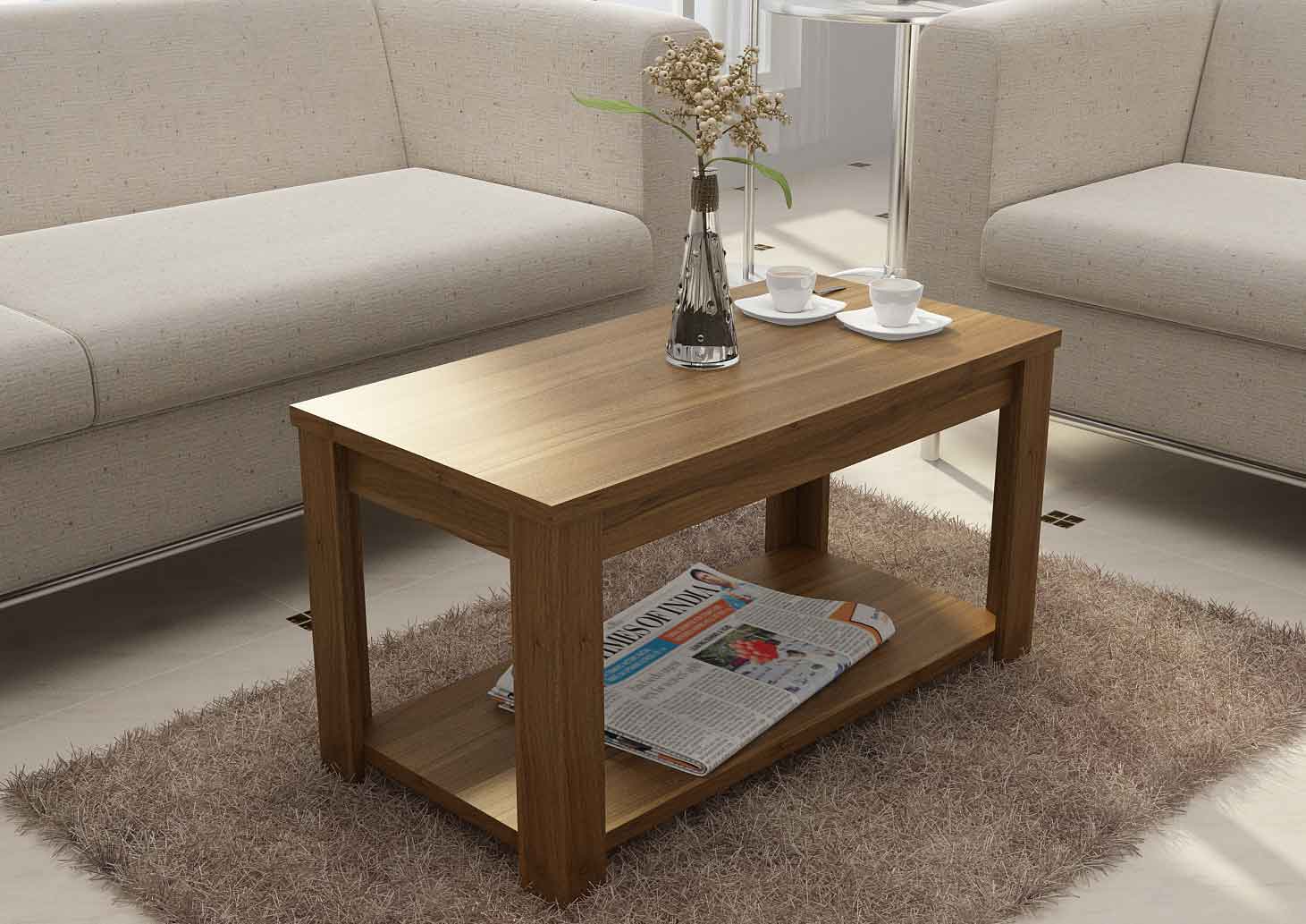 Wooden Coffee Tables Living Room | Wooden Coffee Tables Furniture - Coffee  Table - Aliexpress